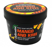 Мыло-мусс для душа манго и киви, 110 мл