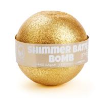 Бурлящий шарик для ванн с шиммером GOLD (золотой), 145гр
