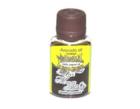 Масло АВОКАДО/ Avocado Oil Unrefined / рафинированное/ 20 ml
