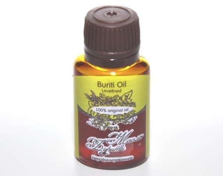 Масло БУРИТИ/ Buriti Oil Unrefined / нерафинированное/ 20 ml